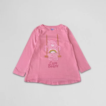 Care Bears - Lány hosszú ujjú felső, rózsaszín, mintás (104)
