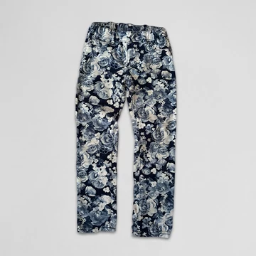 H&amp;M - Lány farmernadrág, virágos (116)