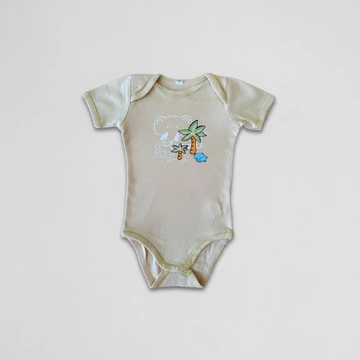 Fiú body elefántos mintával (74-80)