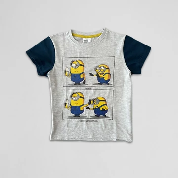 Illumionation - Fiú póló, Minion, szürke (122)