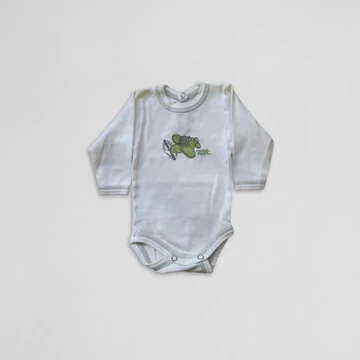 Prince Oliver - Fehér, mintás body (56)