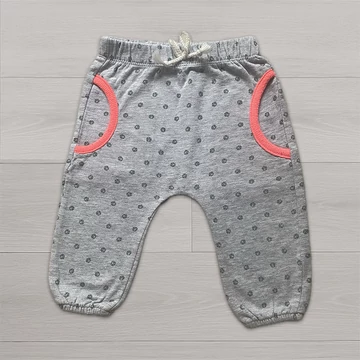 HEMA - Lány melegítőnadrág (68) mintás, szürke
