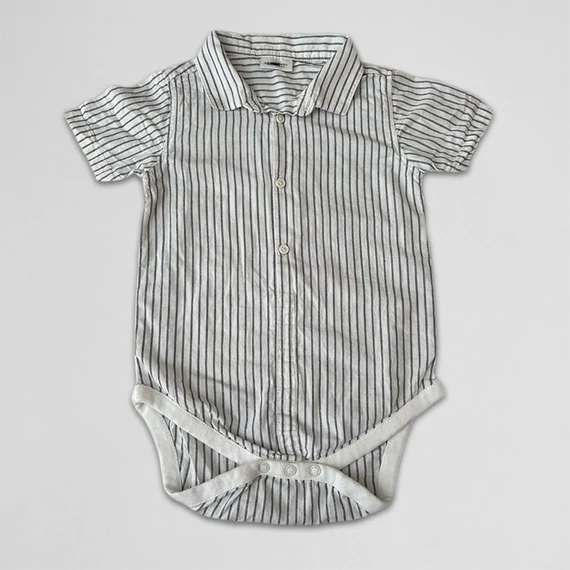 Next - Fiú ing body, csíkos, fehér (86)