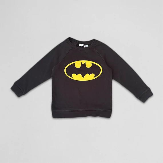 H&M - Fiú pulóver, fekete, Batman (98)