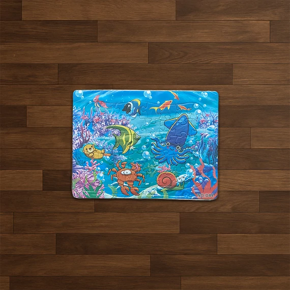 Puzzle tengeri állatokkal - 40 darabos