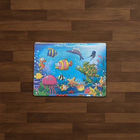 Puzzle tengeri állatokkal - 40 darabos