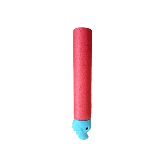 Szivacsos vízipuska, kék cápás kihúzóval (28cm)