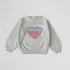 H&M - Lány pulóver, fehér, szivecskés (104)